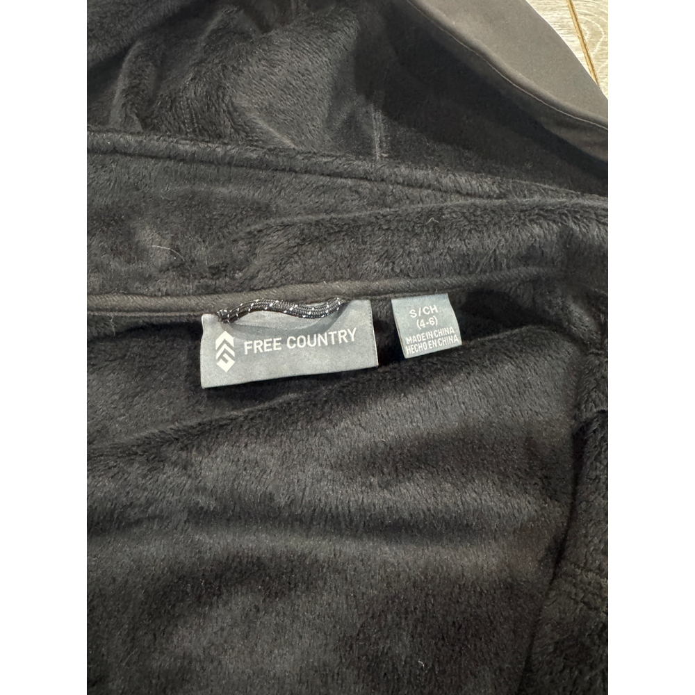 Free Country Lightweight Cinched Back Jacket with Fleece Lining and Thumb Holes - Picture 7 of 7